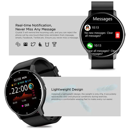 LIGE 2023 New Smart Watch Men. LIGE-reloj inteligente deportivo para hombre, nuevo accesorio de pulsera resistente al agua IP67 con Bluetooth y pantalla táctil, compatible con Android e ios, incluye caja, 2023