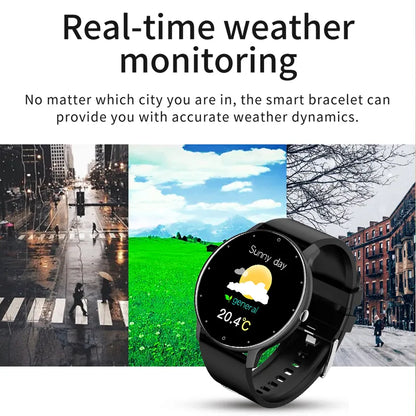 LIGE 2023 New Smart Watch Men. LIGE-reloj inteligente deportivo para hombre, nuevo accesorio de pulsera resistente al agua IP67 con Bluetooth y pantalla táctil, compatible con Android e ios, incluye caja, 2023