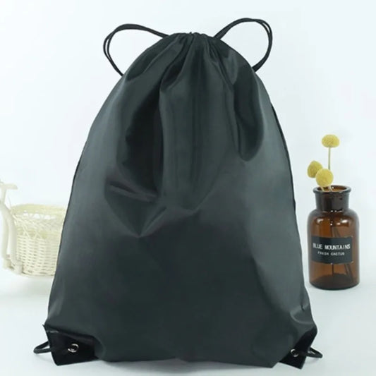 Travel Portable Oxford Sports Bag Drawstring Belt Riding Backpack Gym Drawstring Shoes Bag Clothes Backpacks Waterproof Travel