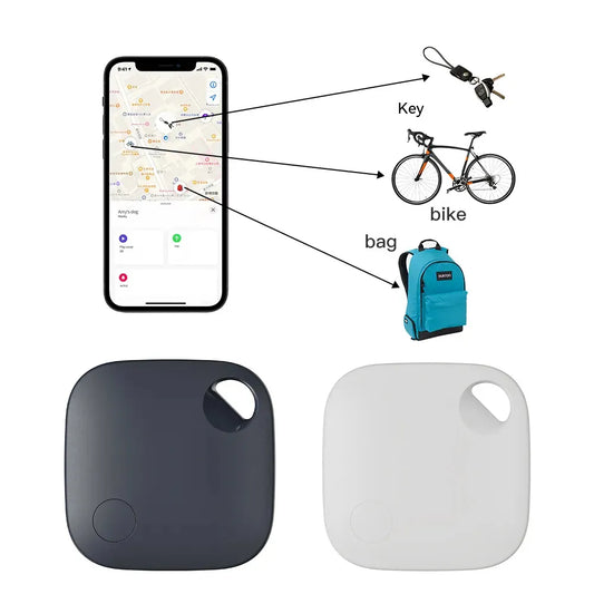 Bluetooth GPS Tracker for AirTag Replacement via Apple Bike Key Finder MFI Smart iTag